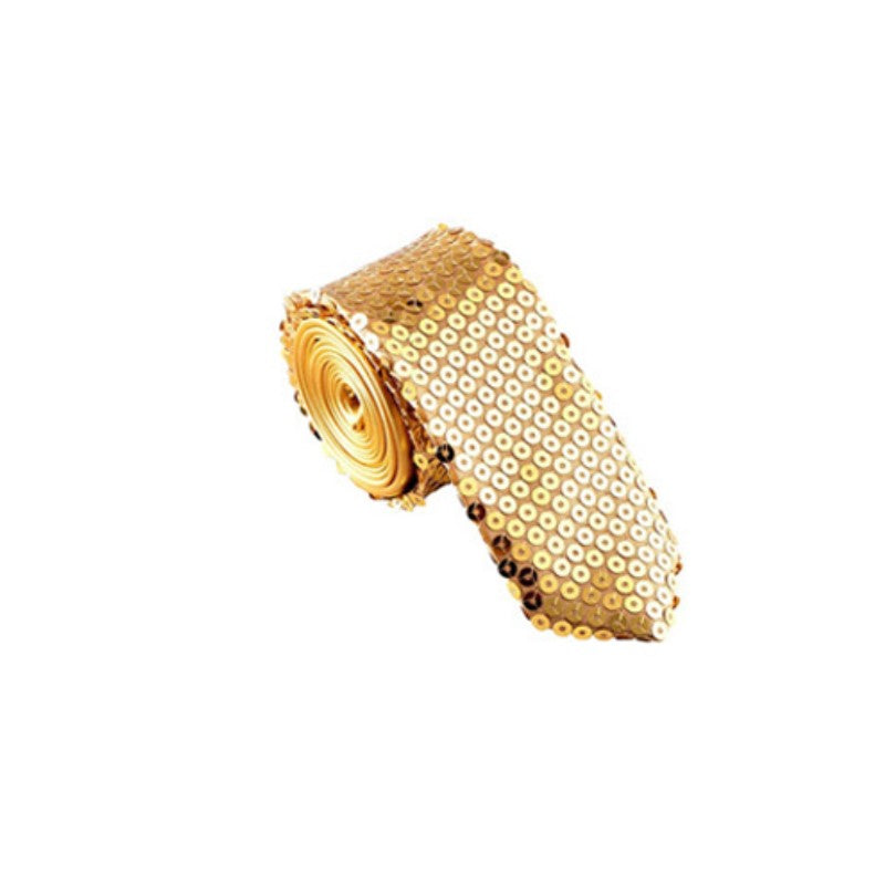 gouden glitter stropdas