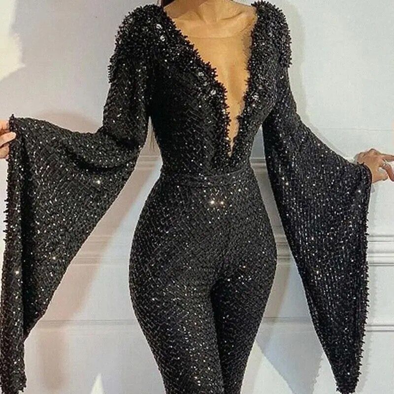 jumpsuit glitter dames