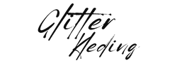 logo glitter kleding