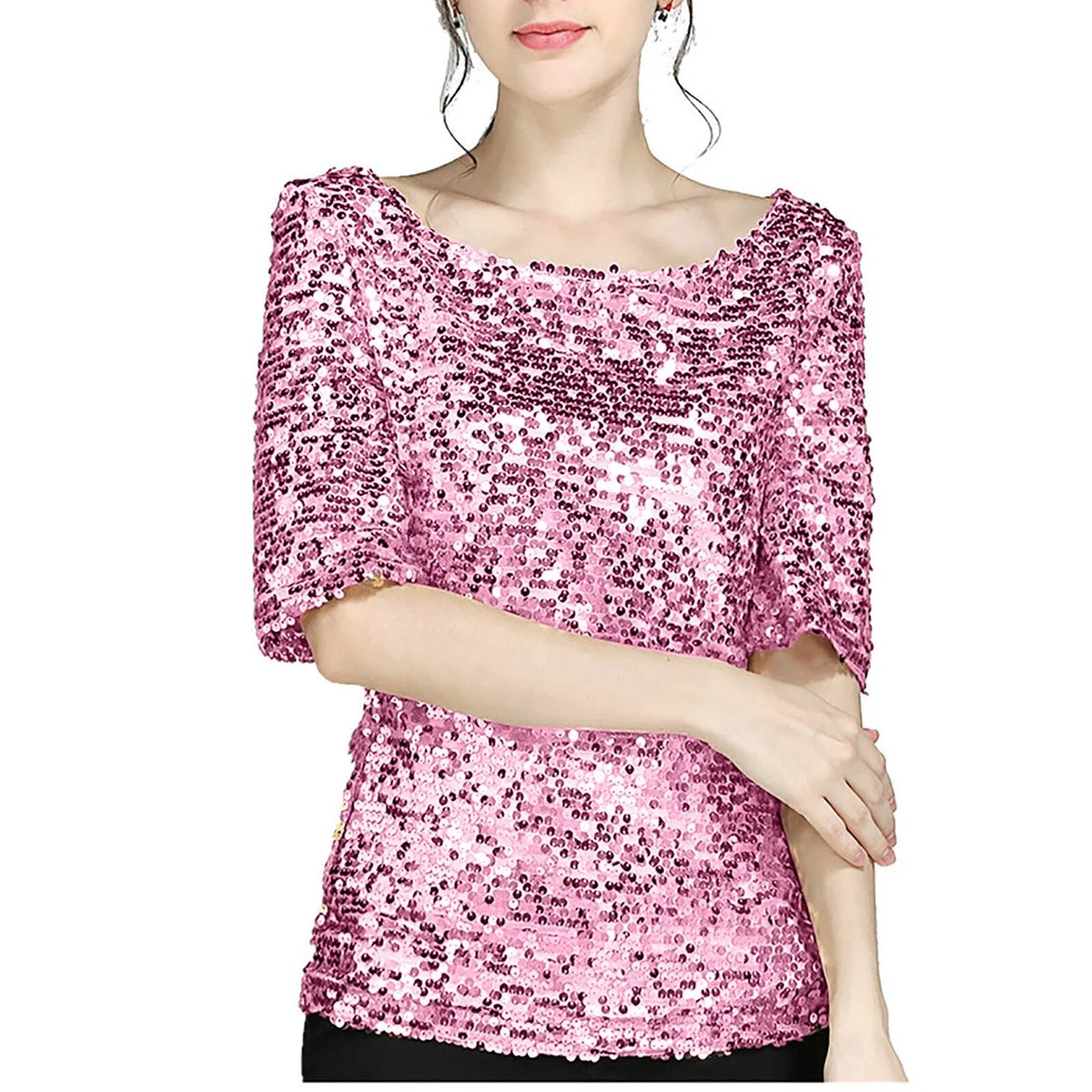 Roze Glitter Shirt