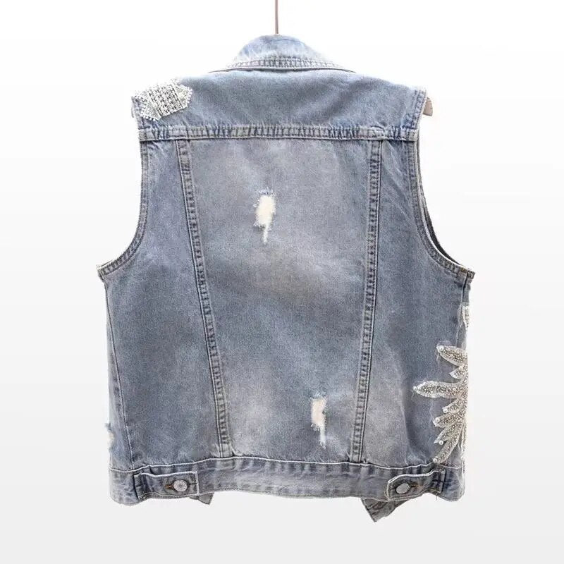 Girls' Denim Vest