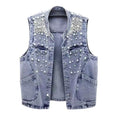 Spijkerjas Gilet