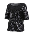 Zwart Glitter Shirt