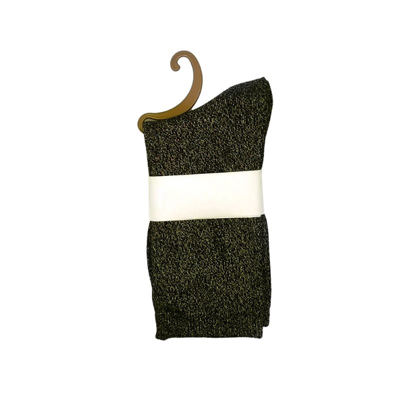 zwarte glitter sokken dames